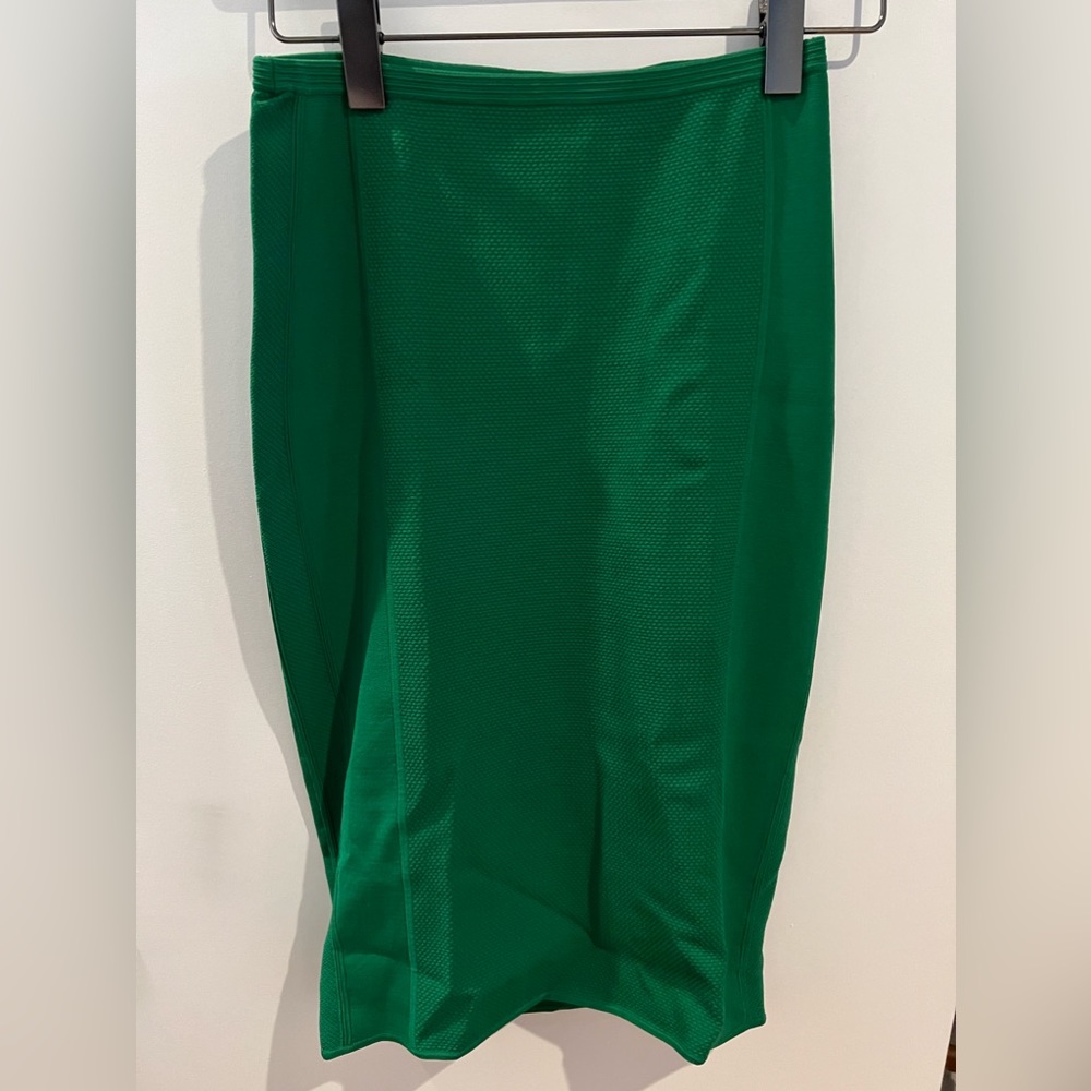 DVF knitted green pencil skirt